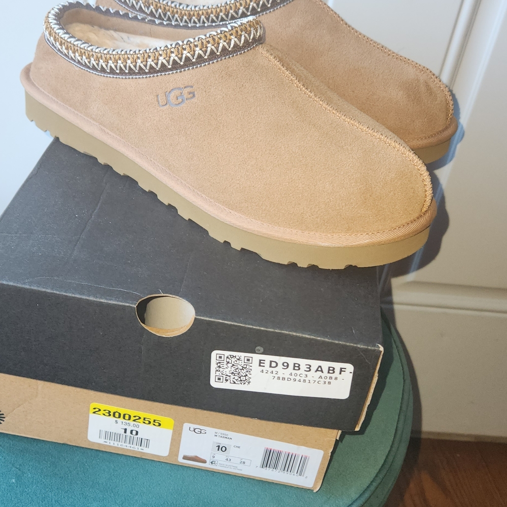 UGG Beige Suede Slip-On Footwear Tasman
